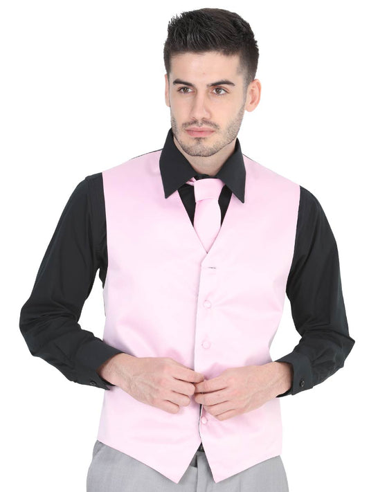 Chaleco de Hombre El General en 100% Poliéster Color Rosa 40320