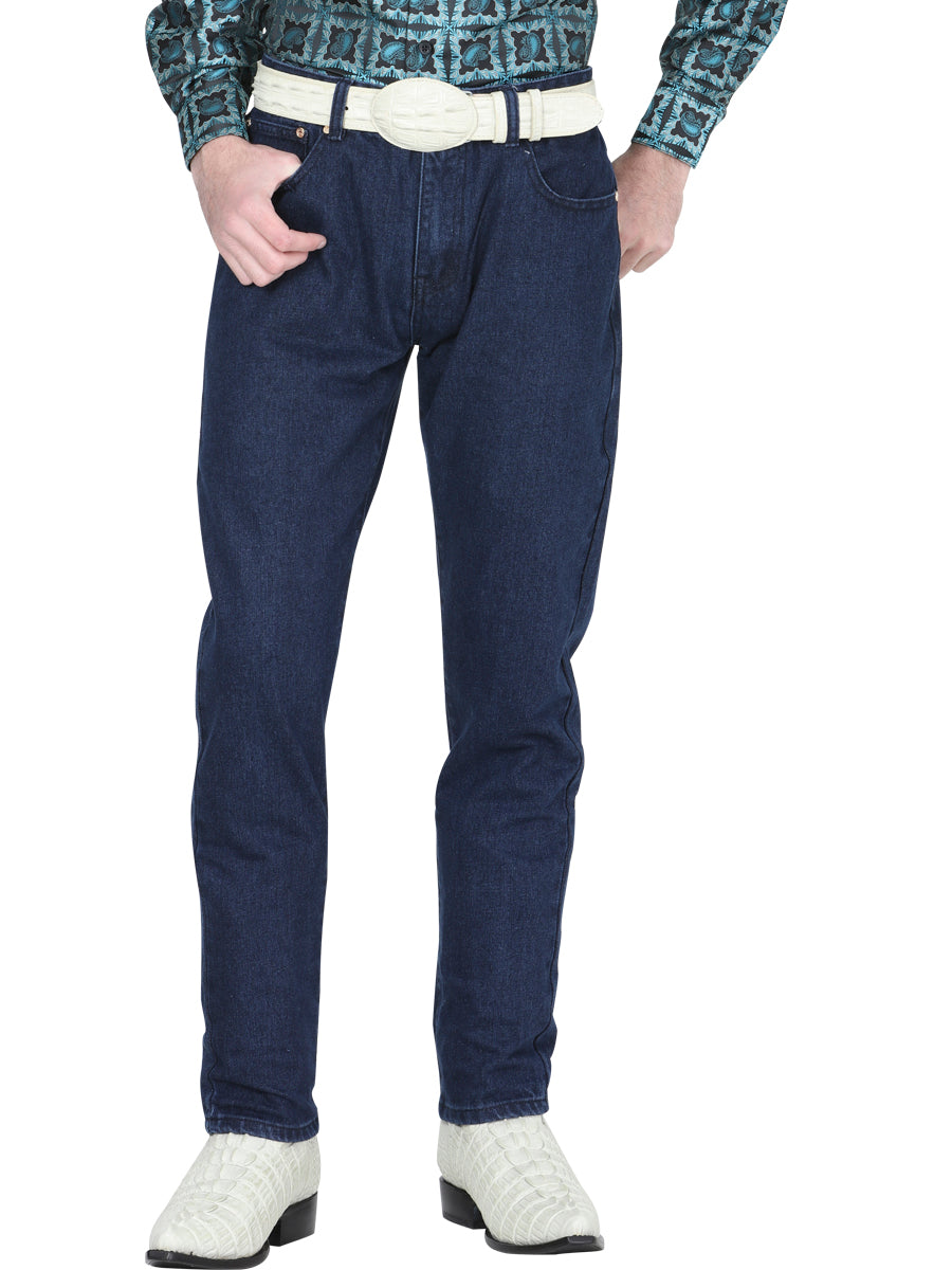 El General Pantalon Mezclilla Am001 Mezclilla Azul Oscuro