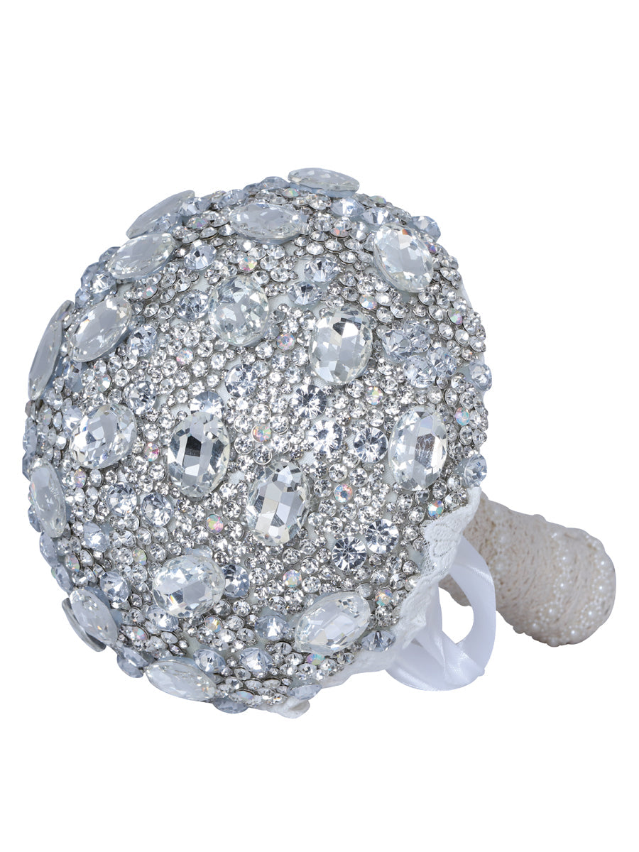 Accesorio Ramo Mis Xv Primaveras Diamantes AcríLico Plata