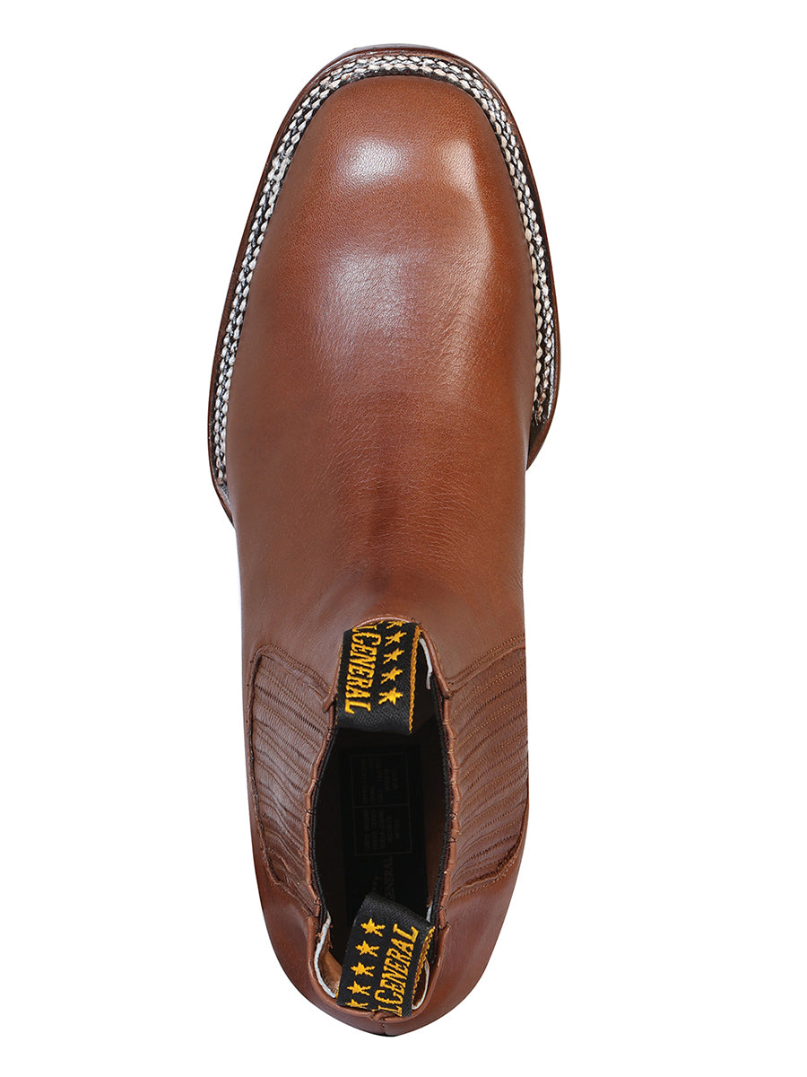 Botín Vaquero de Hombre El General en Piel Bovino 41498