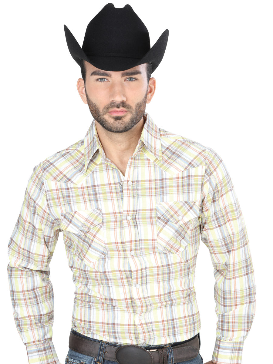 Camisa Manga Larga El General Vaquera M/ Larga S2018 2 60% 40% Amarillo/Café