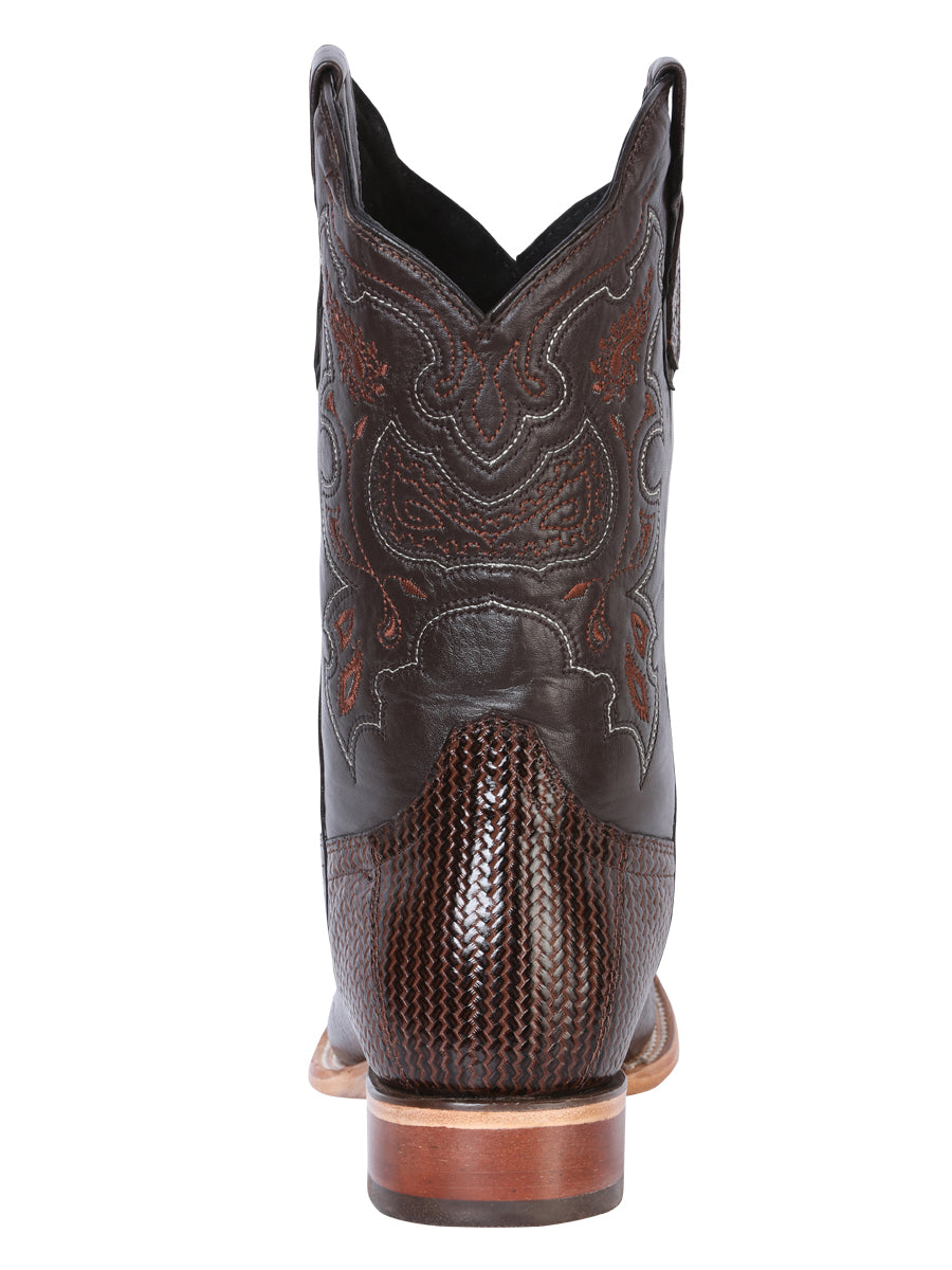 Bota Vaquera de Hombre El General Rodeo en Piel 41791