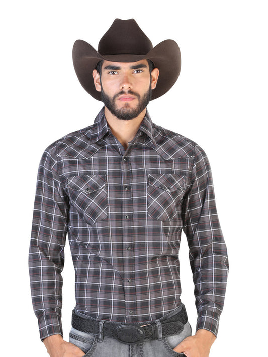 Camisa Vaquera de Hombre El General 2019-85 Manga Larga Casual en 55% Algodón 45% Poliéster 42485