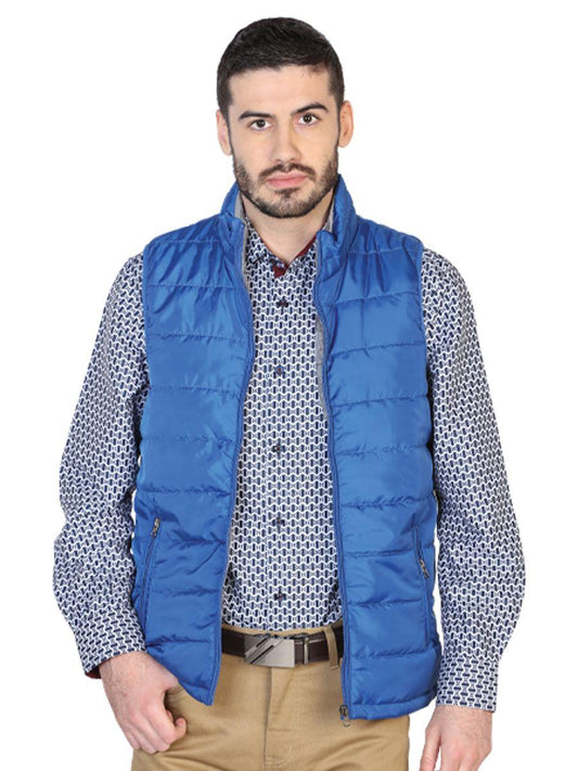 Chaleco de Hombre El General 2019-211 Casual en 100% Poliéster Color Azul/Gris 42559