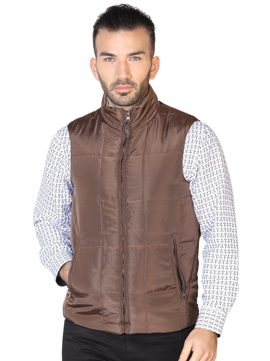 Chaleco de Hombre El General 2019-211 Casual en 100% Poliéster Color Café 42614
