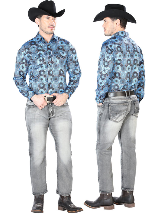 Pantalón de Mezclilla de Hombre El Señor de los Cielos BP-1103 en 97% Algodón 3% Spandex 42856
