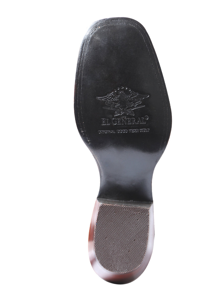 Bota Vaquera Rodeo El General Gamuza para Dama - Modelo 42984