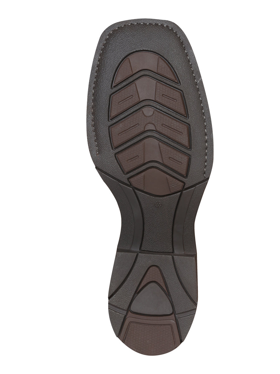 Bota Vaquera de Hombre El General Rodeo en Piel Bovino Crazy Color Tan 43001