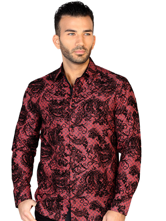 Camisa Vaquera de Hombre El General FL-04 Casual en 100% MODAL Color Azul Marino 43140