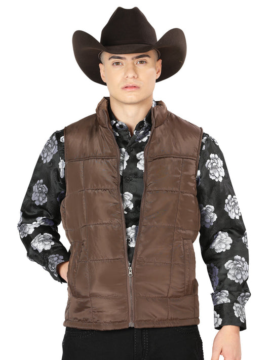 Chaleco de Hombre El General 2019-211 Casual en 100% Poliéster Color Café 43163