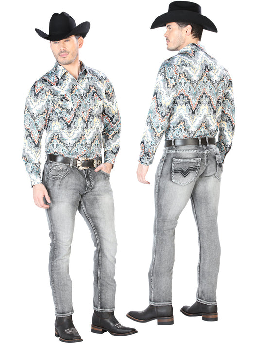 Pantalón de Mezclilla de Hombre El General CT-610 en Mezclilla Color Negro 43480