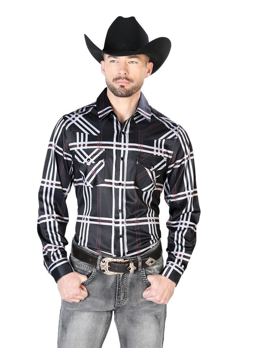 Camisa Vaquera de Hombre El General Casual Color Negro 43927