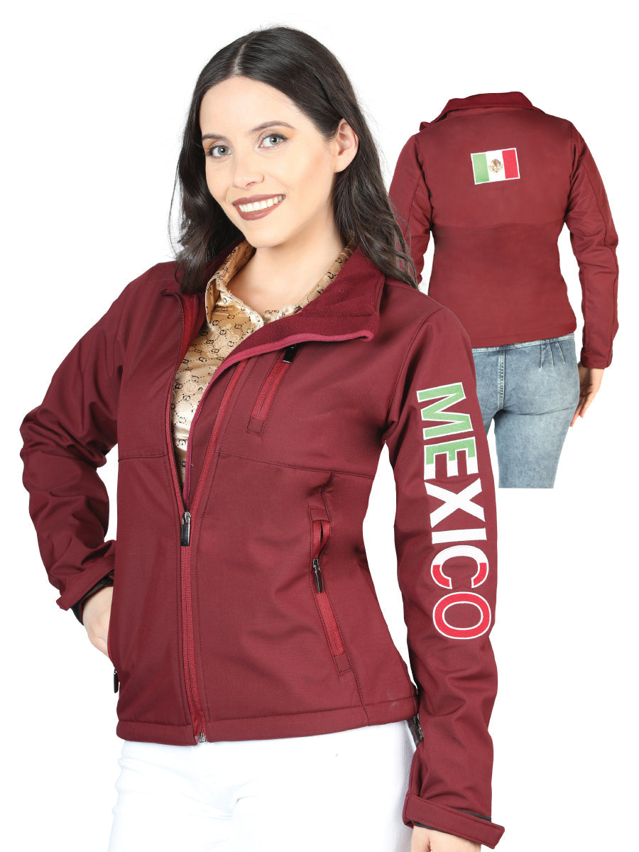El General Chamarra Polar Bonded Mujer % Burdeos