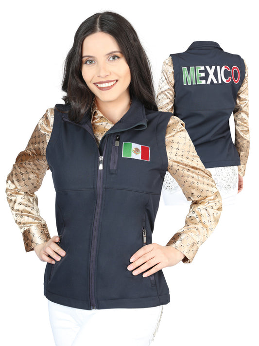 Chaleco de Mujer El General en 100% Poliéster Color Azul Marino 44134
