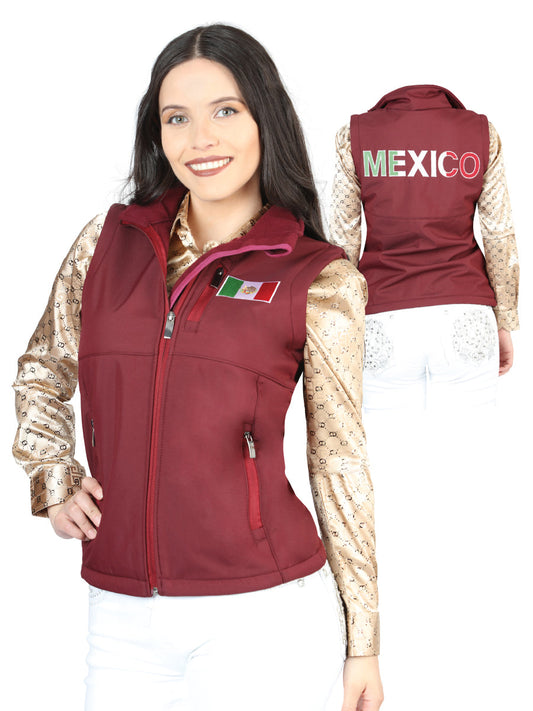 Chaleco de Mujer El General en 100% Poliéster Color Vino 44135