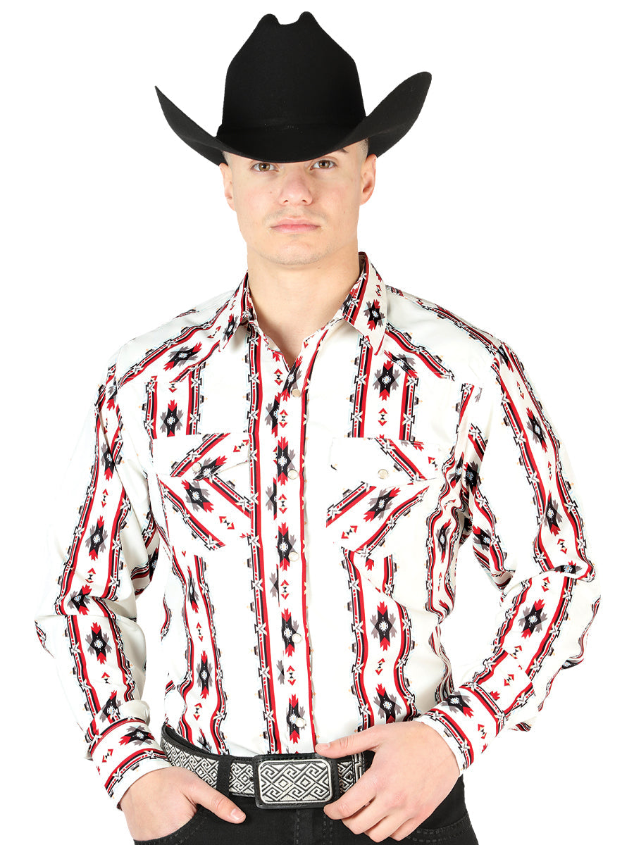 Camisa Manga Larga El Señor de los Cielos Vaquera L/ Manga El No.94 65% 35% Beige