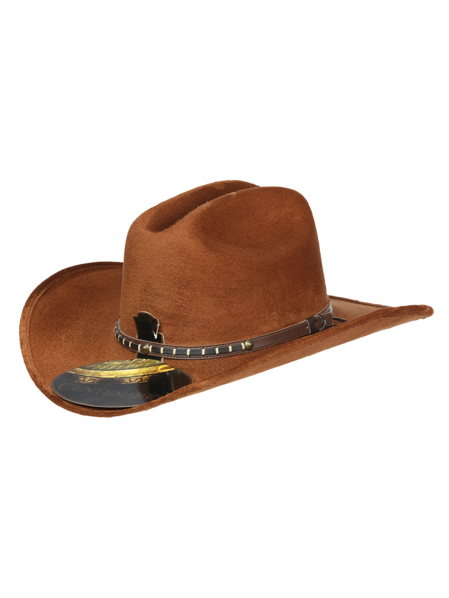 Sombrero El General Gamuza Vaquero NiñOs Sombrero Tabacco