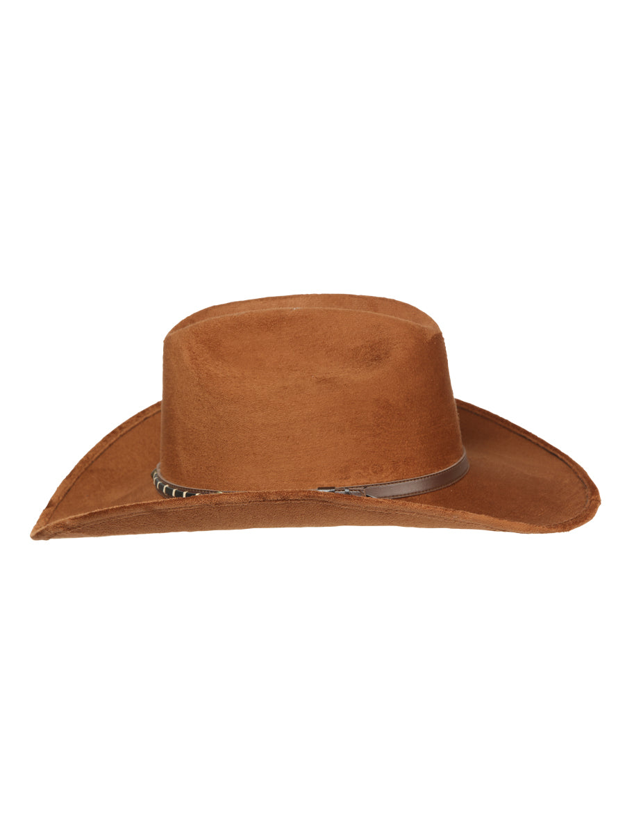 Sombrero El General Gamuza Vaquero NiñOs Sombrero Tabacco