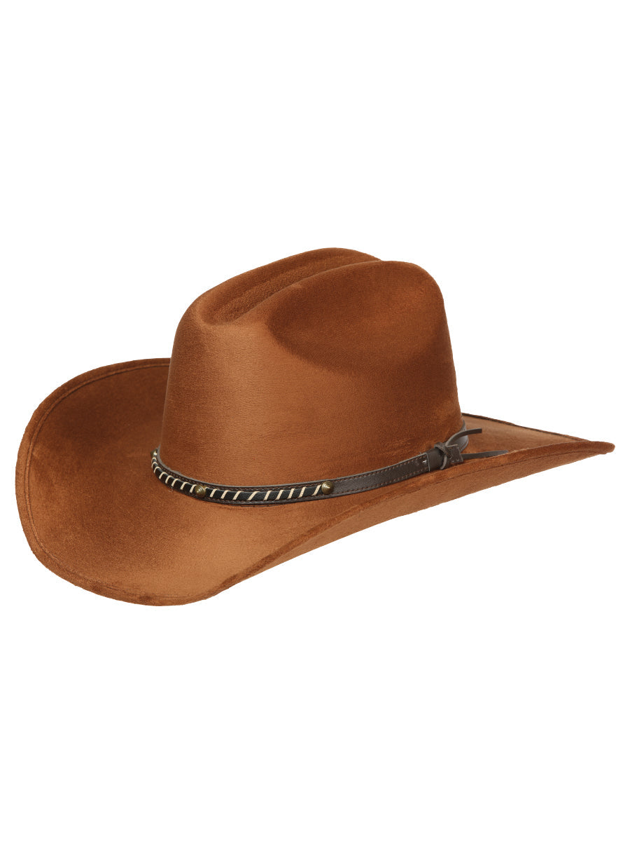 Sombrero El General Gamuza Vaquero Sombrero Tabacco
