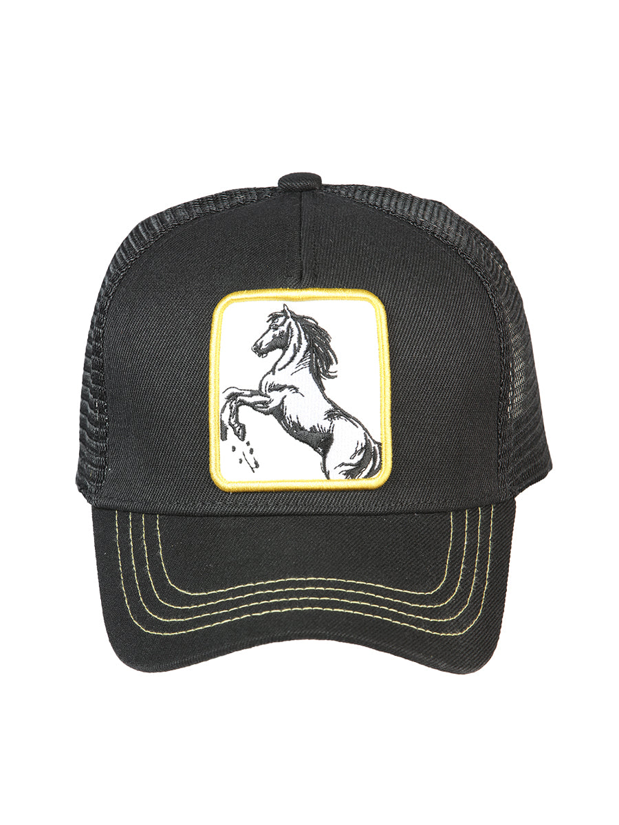 El General Gorra Caballo Tela Negro/Amarillo