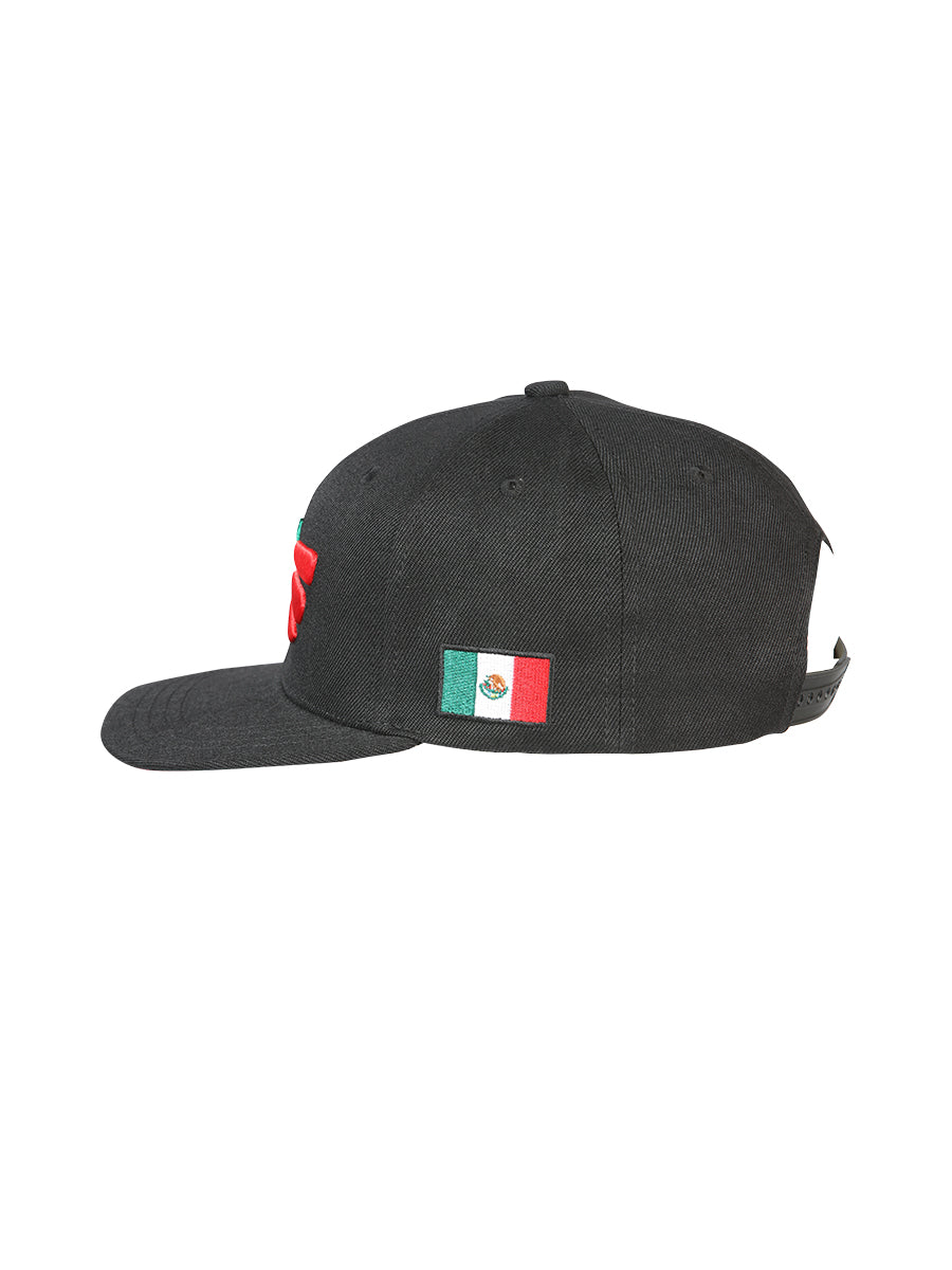 El General Gorra Aguila Tricolor Tela Negro/Tricolor