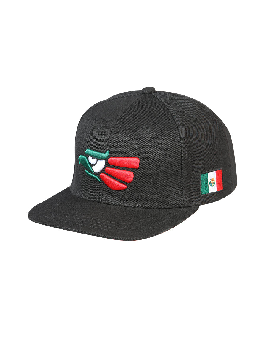 El General Gorra Aguila Tricolor Tela Negro/Tricolor