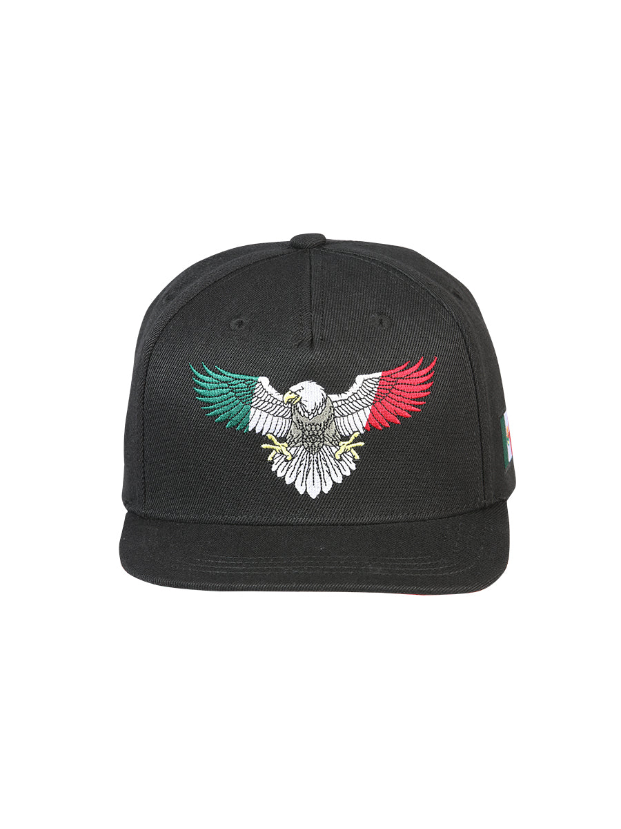 El General Gorra Aguila Tricolor Tela Negro/Tricolor