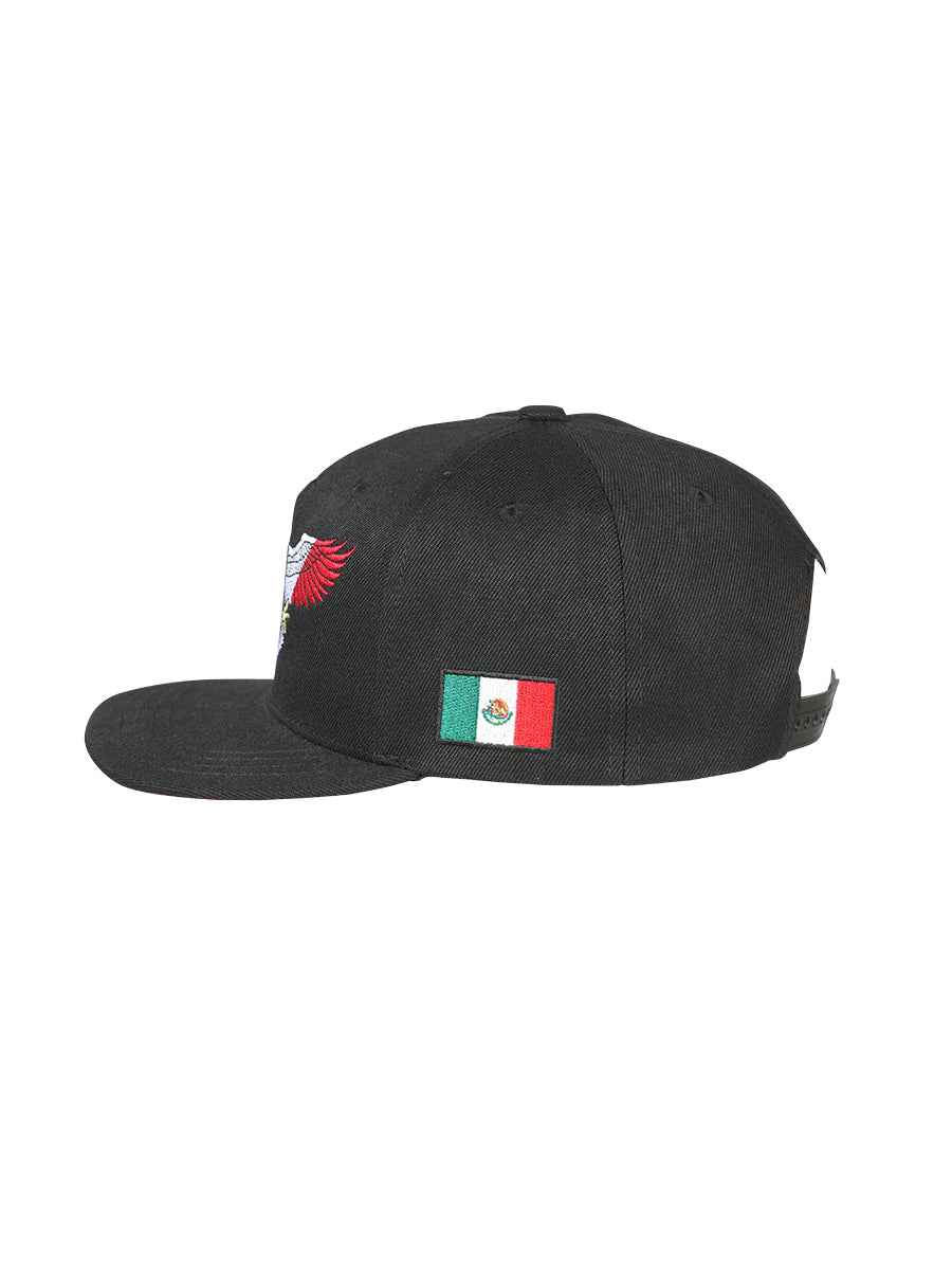 El General Gorra Aguila Tricolor Tela Negro/Tricolor