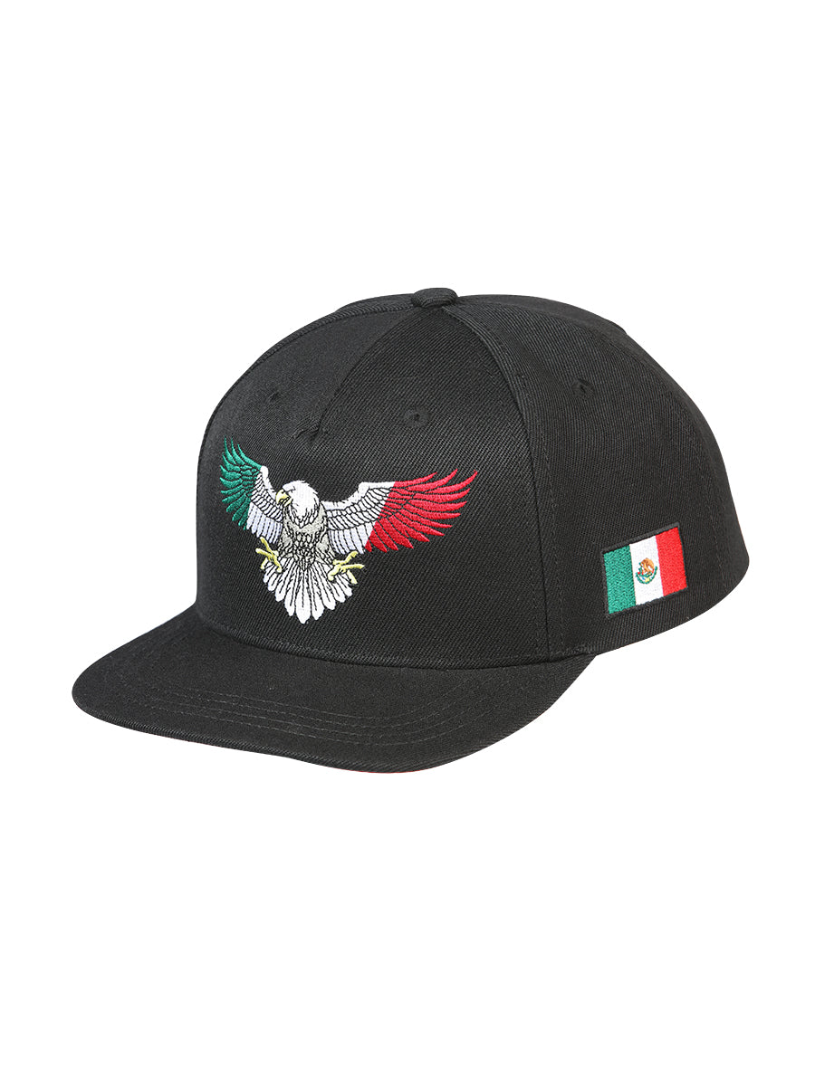 El General Gorra Aguila Tricolor Tela Negro/Tricolor