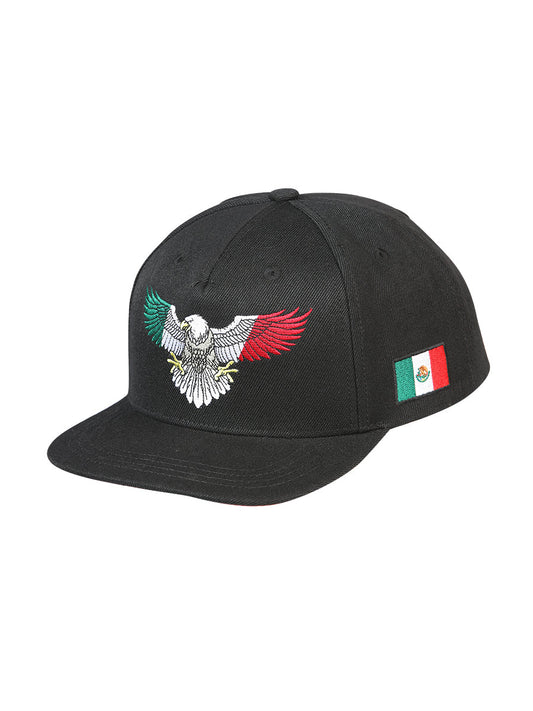Sombrero Vaquero de Hombre El General en Tela Color Negro/Tricolor 44382