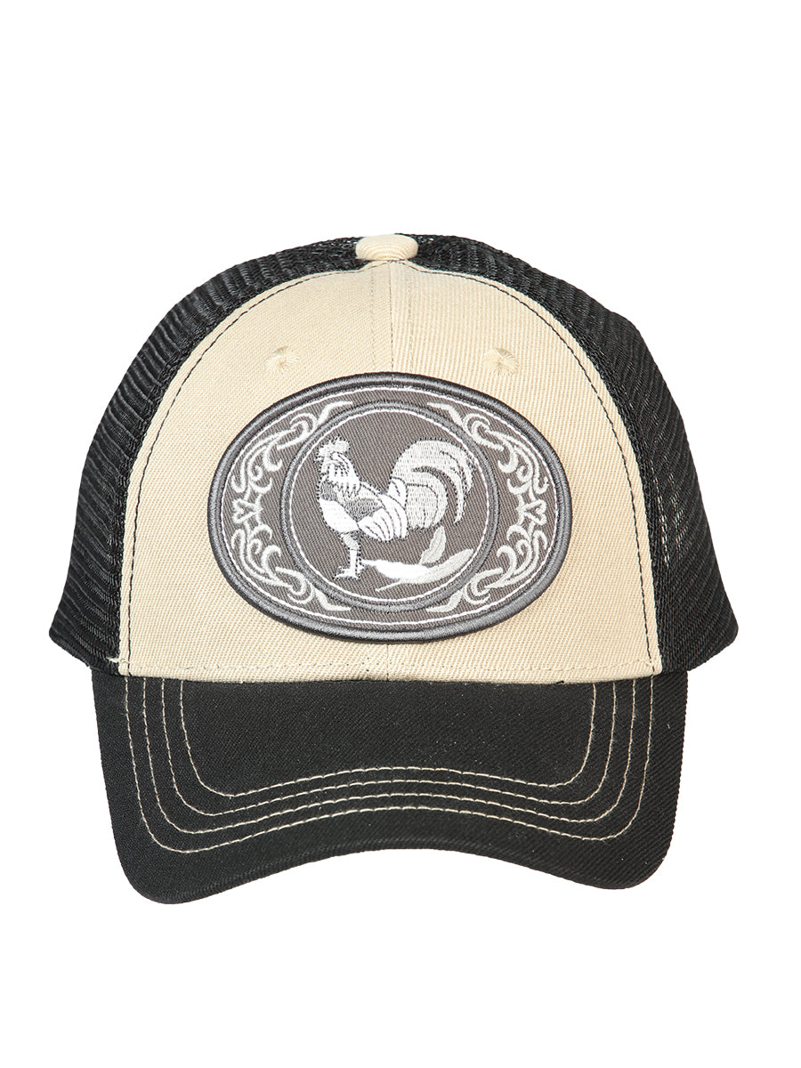 El General Gorra Gallo3 Tela Negro/Taupe