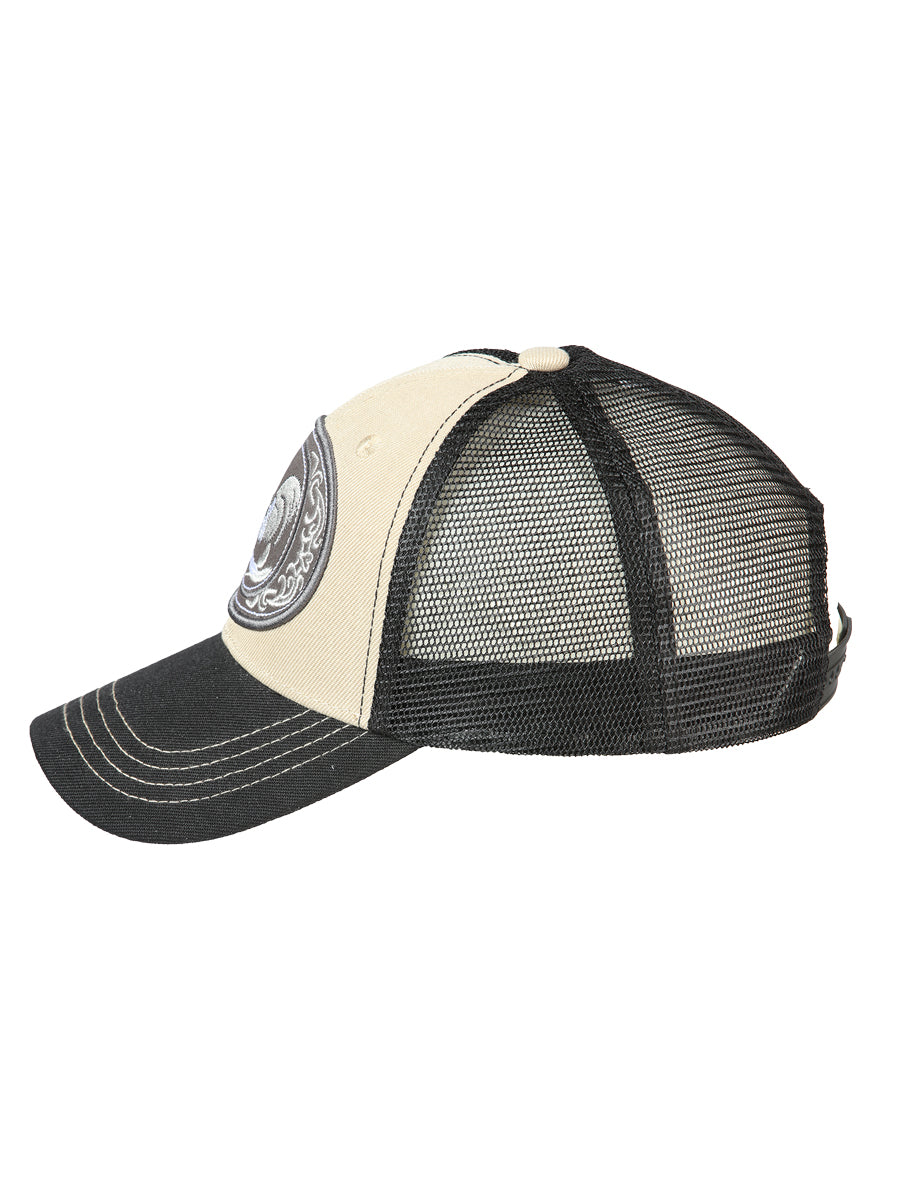 El General Gorra Gallo3 Tela Negro/Taupe