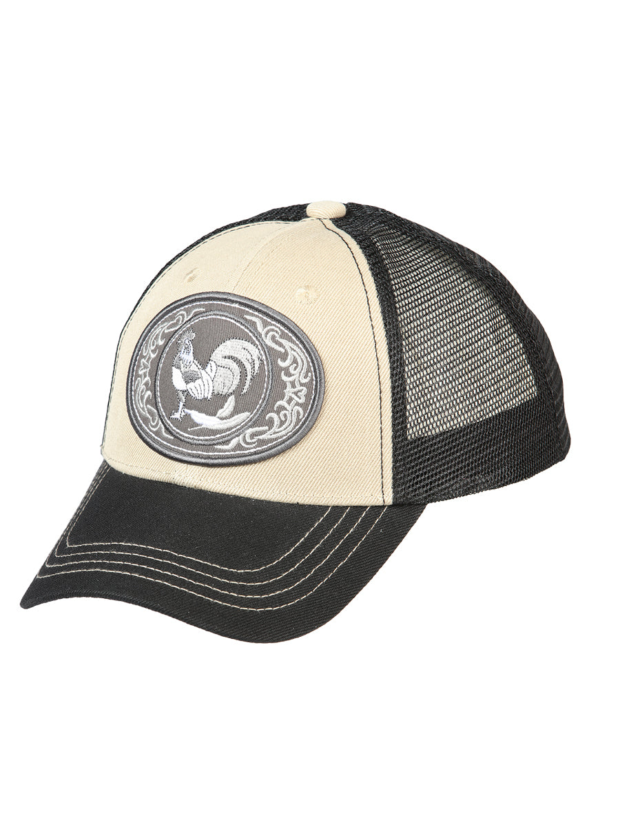 El General Gorra Gallo3 Tela Negro/Taupe