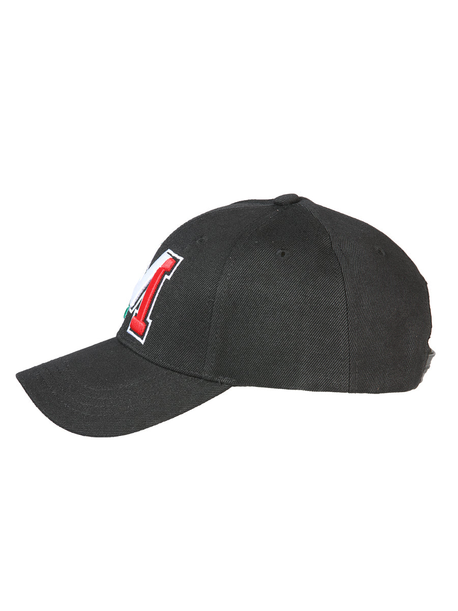 Sombrero Vaquero de Hombre El General en Tela Color Negro/Tricolor 44384