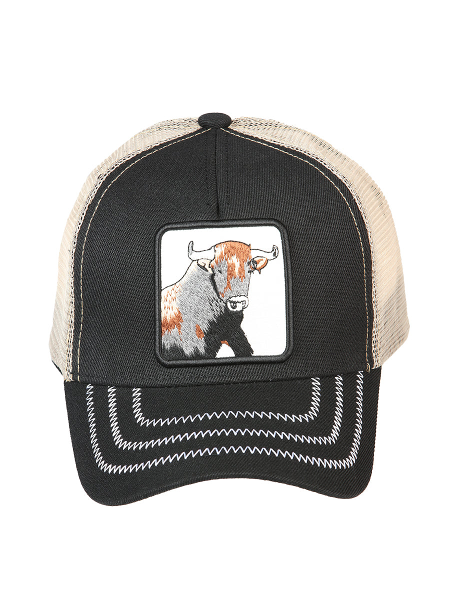 El General Gorra El Toro Tela Negro/Taupe
