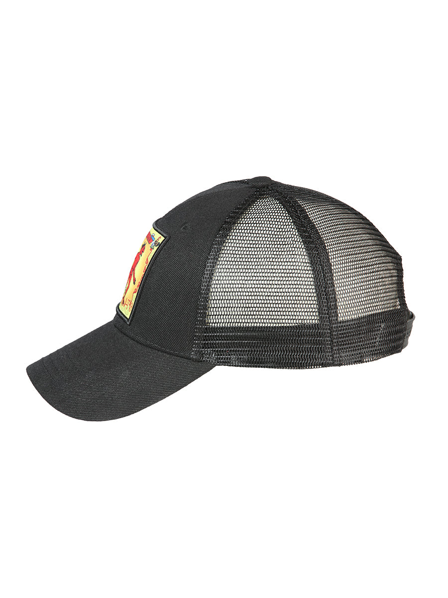 El General Gorra El Diablo Tela Negro