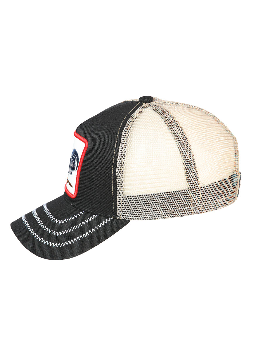 El General Gorra El Gallo Tela Negro/Taupe