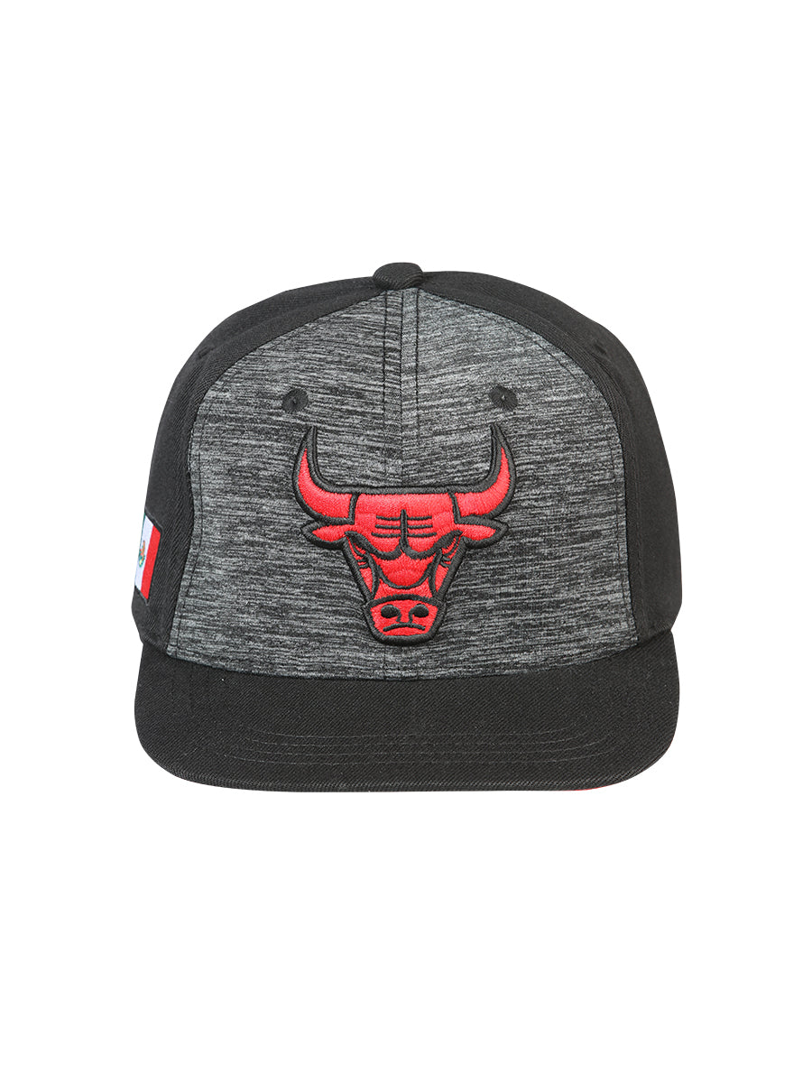 El General Gorra Bull Tela Negro/Rojo