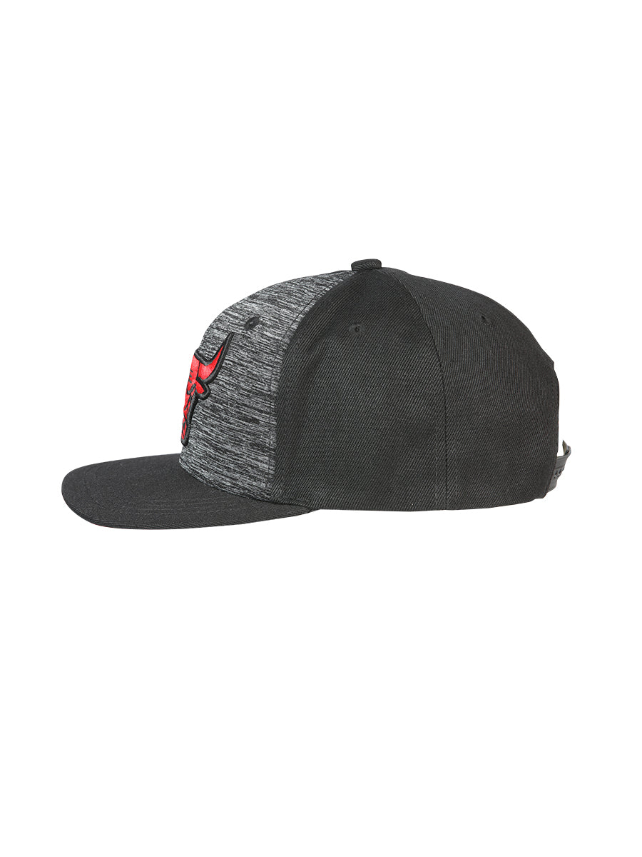 El General Gorra Bull Tela Negro/Rojo