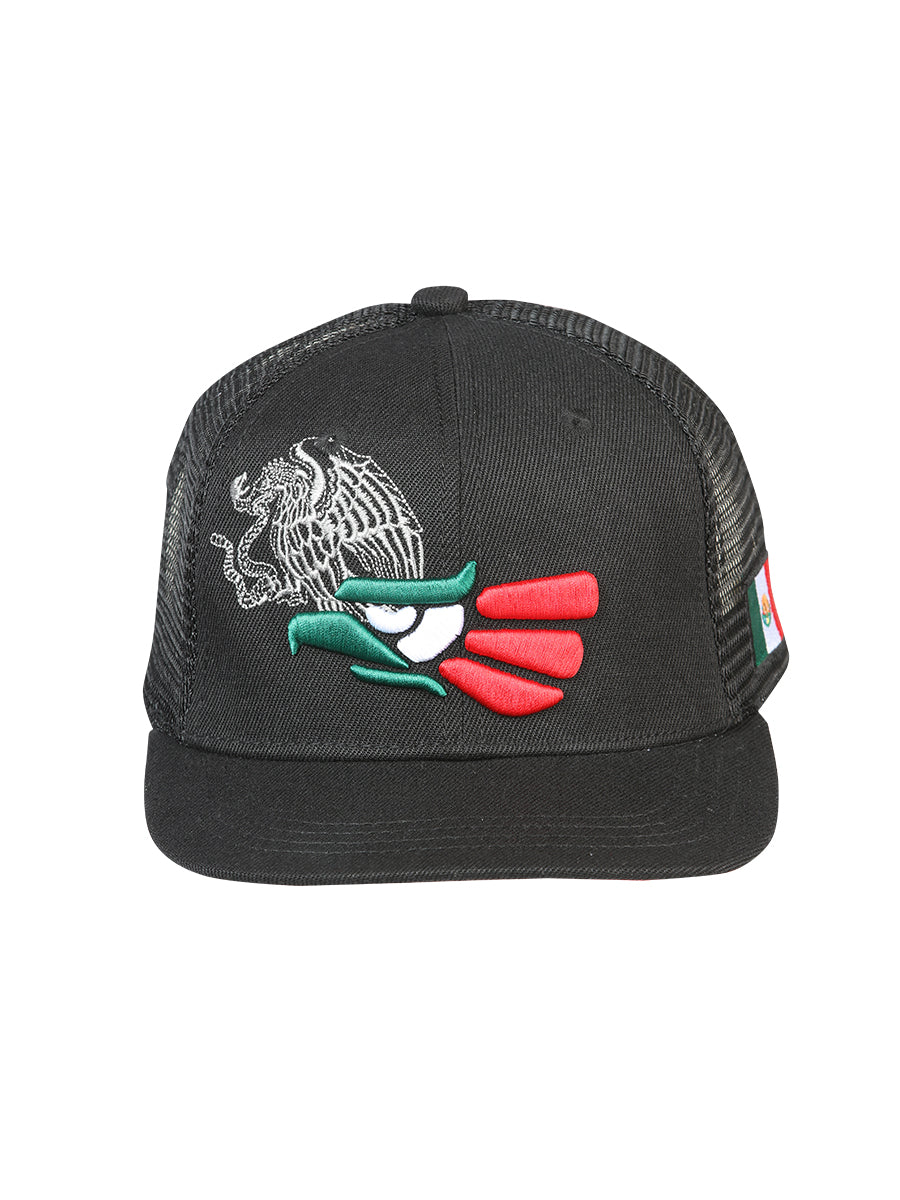 El General Gorra Aguila Tricolor Tela Negro/Tricolor
