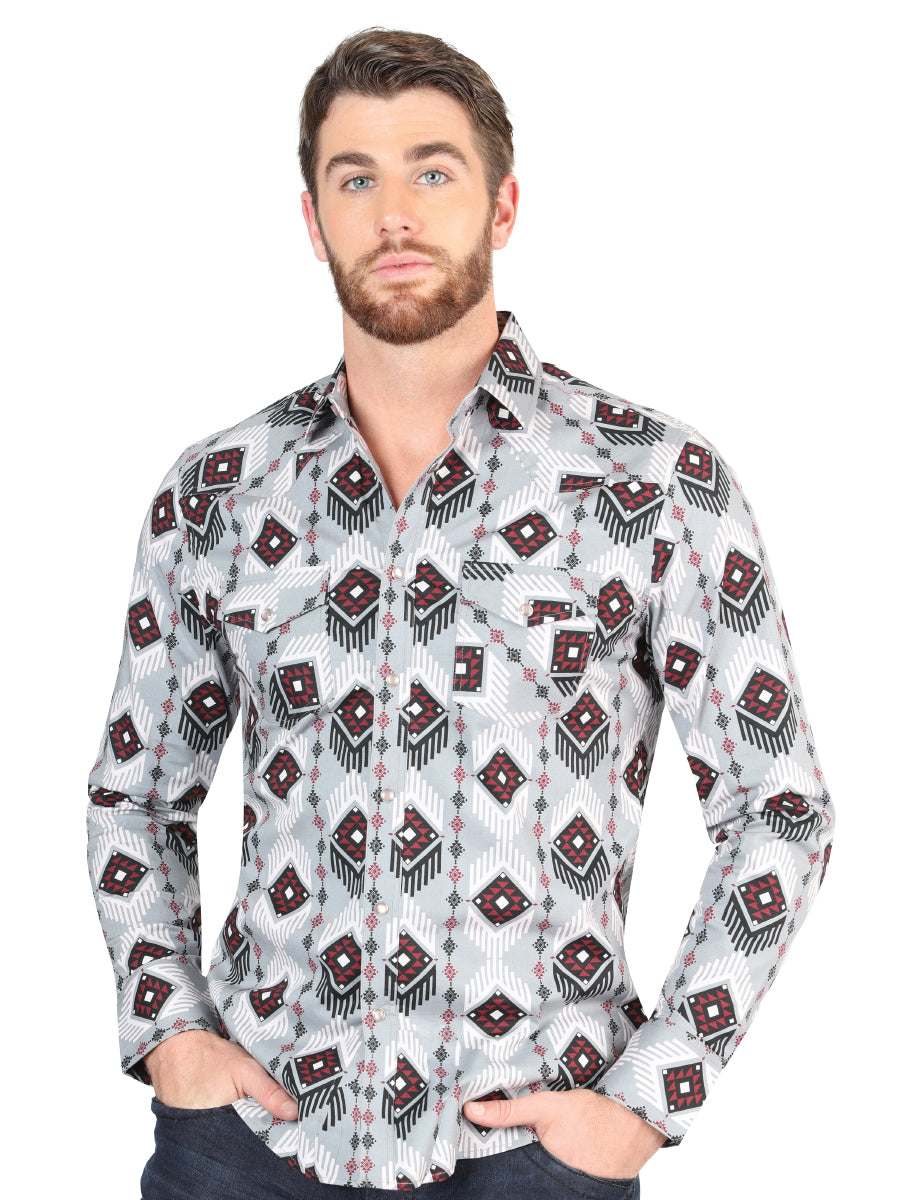 Camisa Manga Larga El Señor de los Cielos Vaquera M/ Larga 23.17 97% 3% Gris