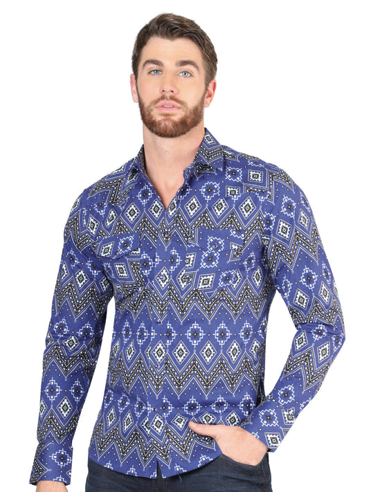 Camisa Manga Larga El General Manga Larga Del General Azul
