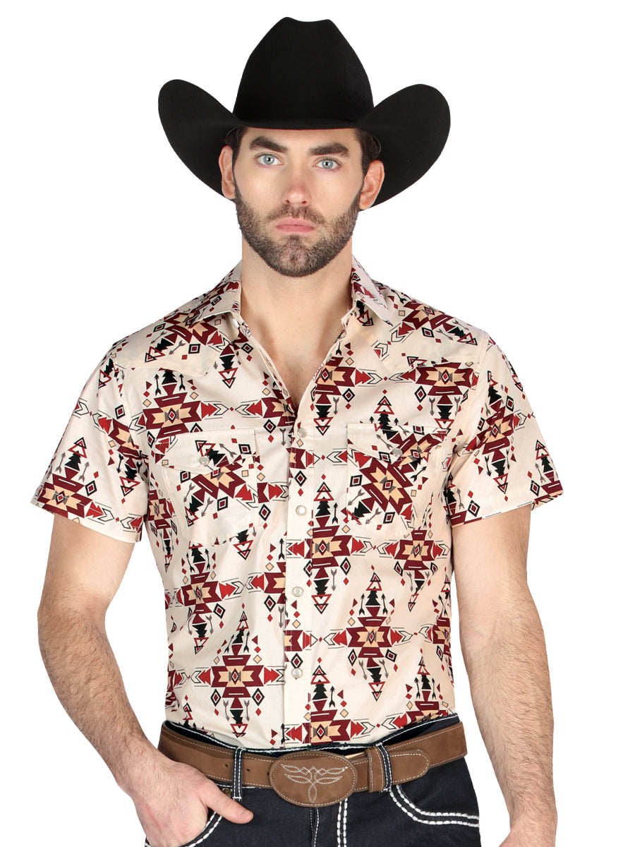 Camisa Manga Larga El General Vaquero Ivory