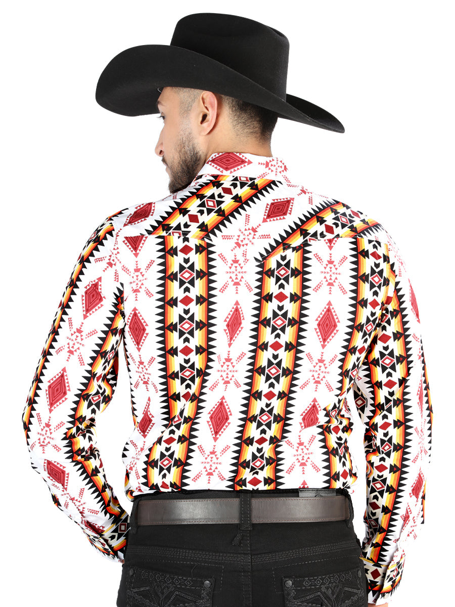 Camisa Manga Larga El General Casual Manga Larga Blanco