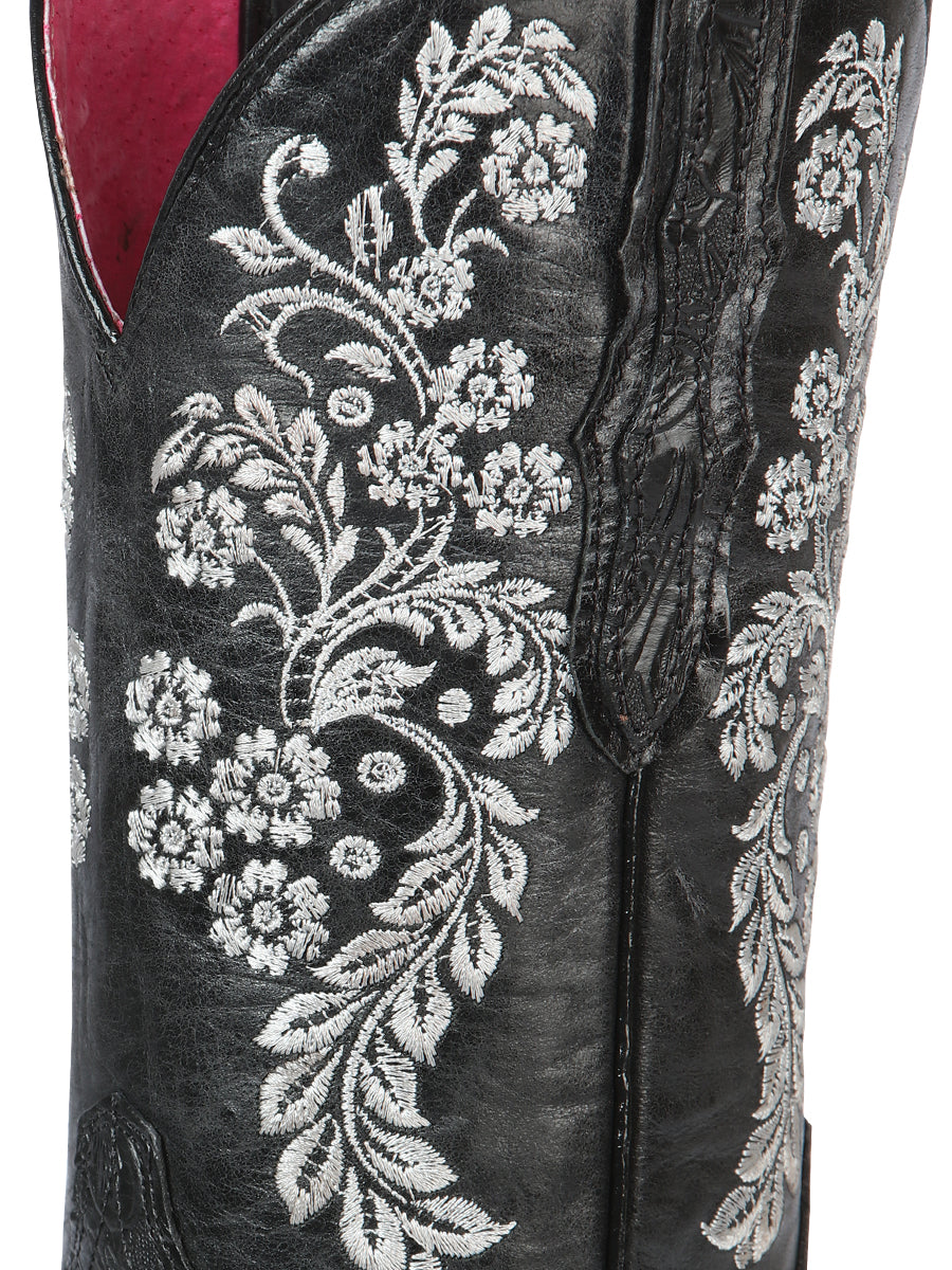 Bota Vaquera de Mujer El General Rodeo Color Negro 44636