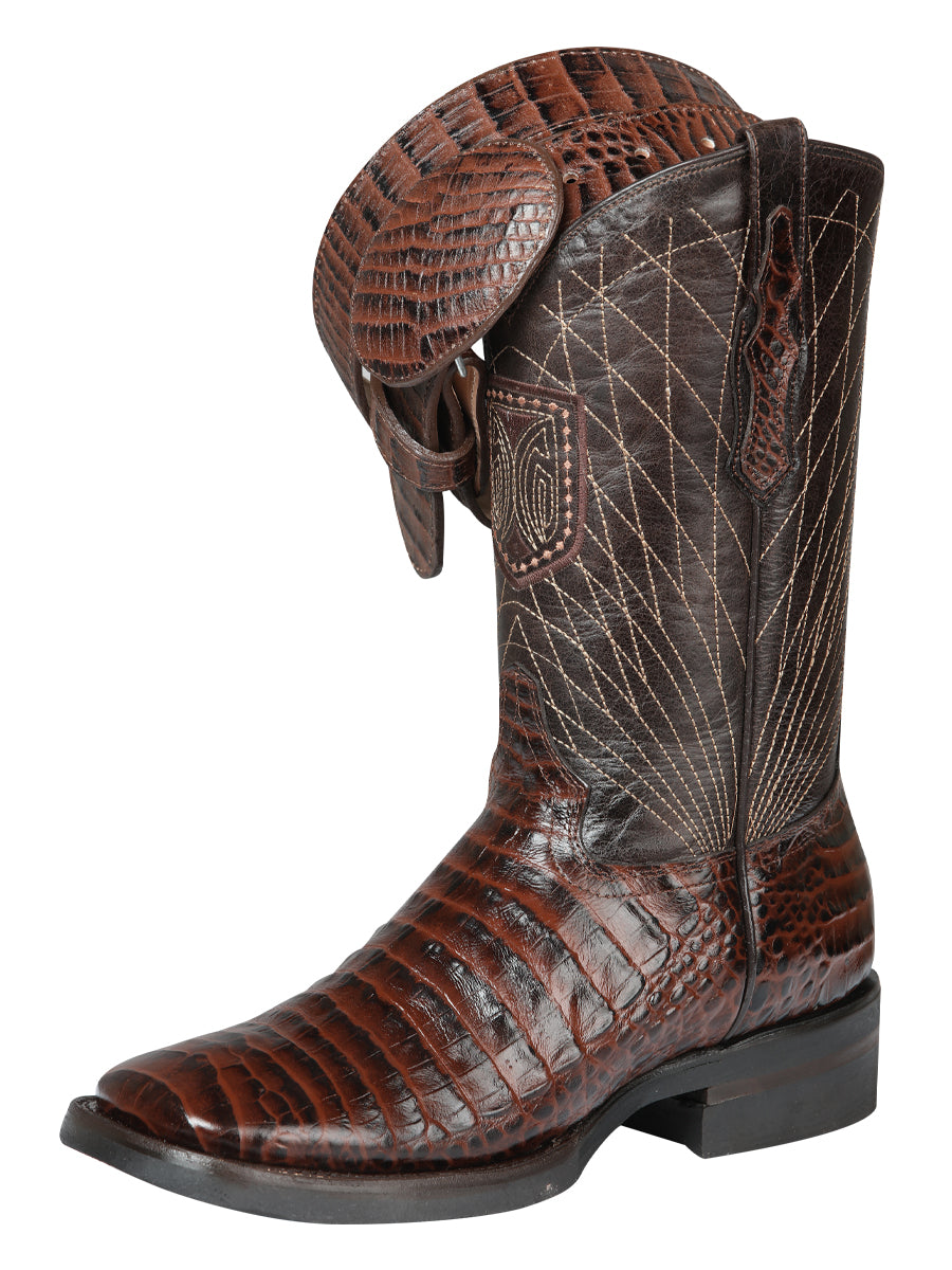 Bota Vaquera de Hombre El General Rodeo en Piel Color Café 44672