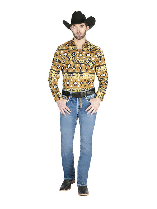 Pantalón de Mezclilla de Hombre Centenario ZD-1003 en Mezclilla Color Azul Claro 44839