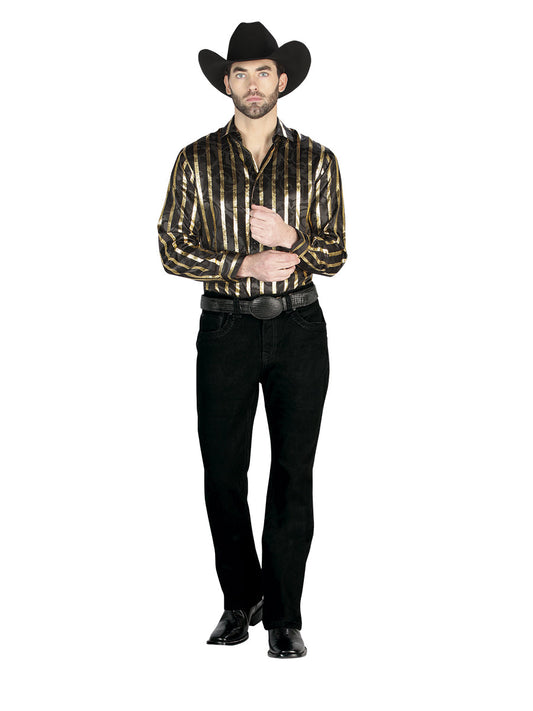 Pantalón de Mezclilla de Hombre Centenario ZD-1008 en Mezclilla Color Negro 44840