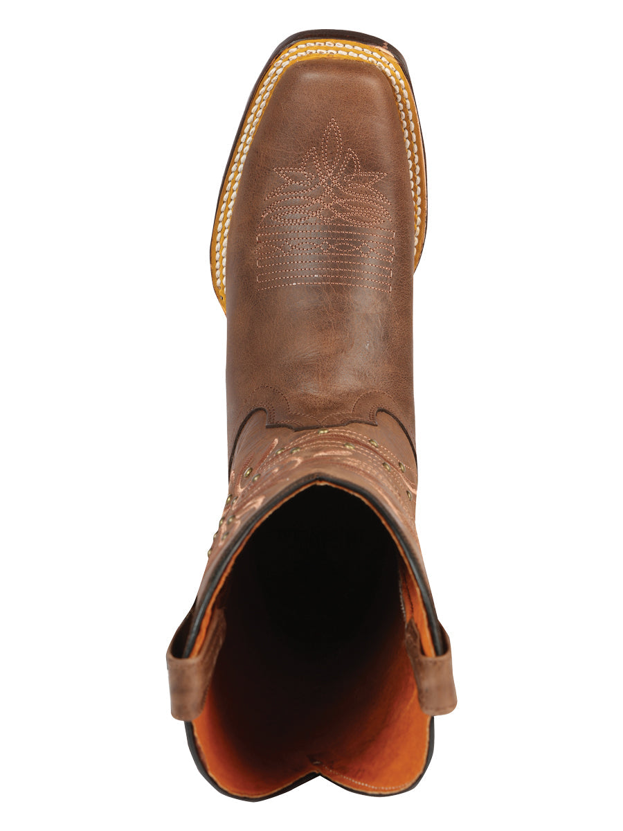 Bota Vaquera de Mujer El General Rodeo Color Café 44854