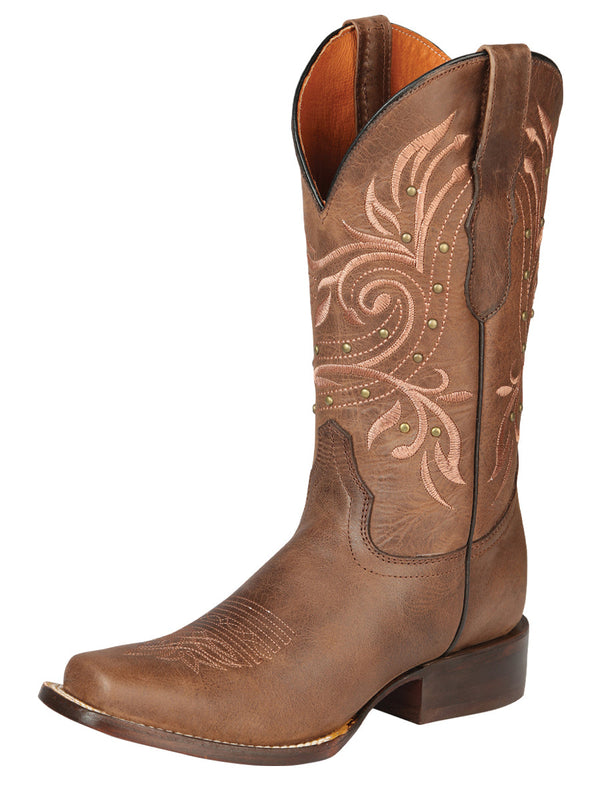 Bota Vaquera de Mujer El General Rodeo Color Café 44854